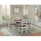 International Concepts 36 in. Round Top Pedestal Dining Table with 4 Madrid LadderBack Chairs - 5 Piece Dining Set K41-36RT-C2-4 - alternate 1